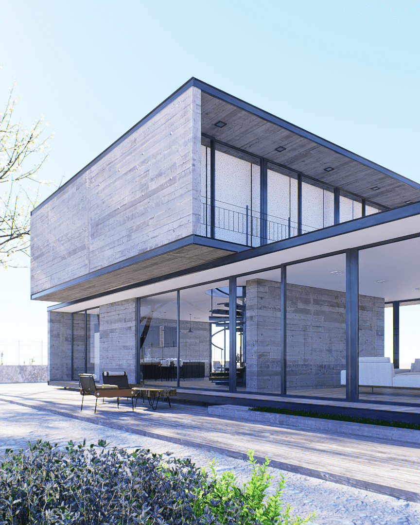 Arkham 1890 es un proyecto residencial en Sonora con carácter brutalista. Concreto, acero y cristal se combinan en un diseño BIM único creado por nuestro estudio de arquitectura en Guadalajara.